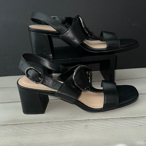 Alfani Black Sandals with Wide Strap‎ and Flat Sole - Picture 3 of 7